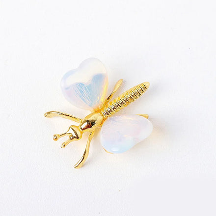 Diy Hot Sale Mixed Stone Crystals Carving Crafts butterfly Mini Crystals butterfly Ornaments