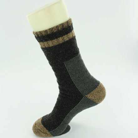 Wholesale Custom Men Alpaca Wool Thick Winter Crew Work Socks