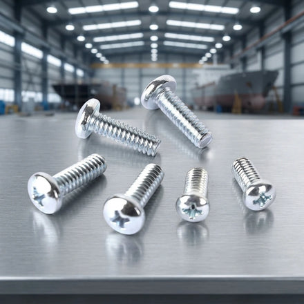 A4-316 Stainless Steel Self Tapping Screw DIN 7981 DIN 7982 Pan Head Countersunk 2.9-6.3mm for Ship Sheet Metal Hull Assembly