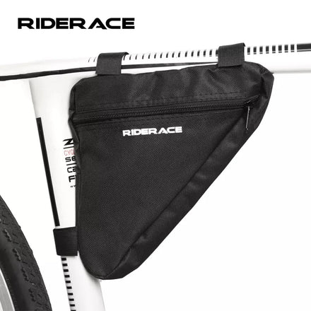 RIDERACE Front Tube Frame Bag Waterproof Wear Resistance Riding Storage Bag Mountain Bike Triangle Pouch Cycling Accessories
