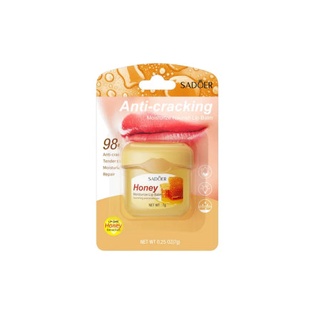 Private Label SADOER Honey Extract Lip Care Peach Extract Nourishing Lip Balm for Lady