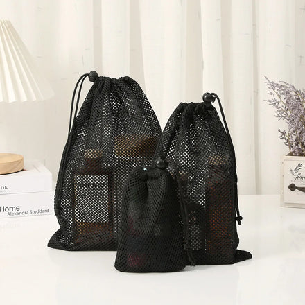 Clear Small Cotton Recyclable Gift Bag with Drawstring Custom Printed Promotional Shoe Pouch for Candle Use
