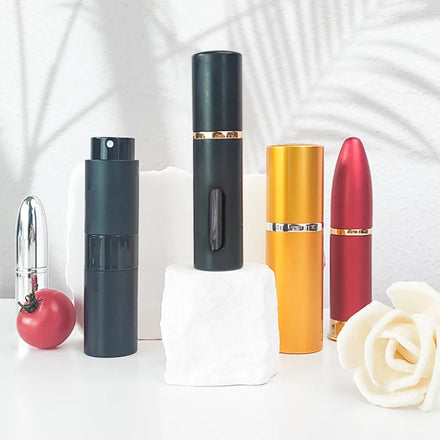 Multi Specification Portable 5ml 10ml 20ml 30ml Aluminum Shell Glass Perfume Bottle with Spray