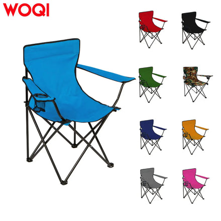 WOQI Wholesale Lightweight Modern Foldable Beach Field Outdoor Camping Chair