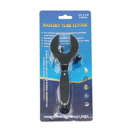 CT-114 6-23MM Household Small Round Convenient Metal Pipe Ratchet Pipe Cutter Refrigeration Tools