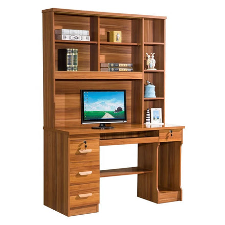 1.2m Convertible Modular Modern Design Computer Desk with Bookshelf Durable Wooden Material Stylish and Small Size