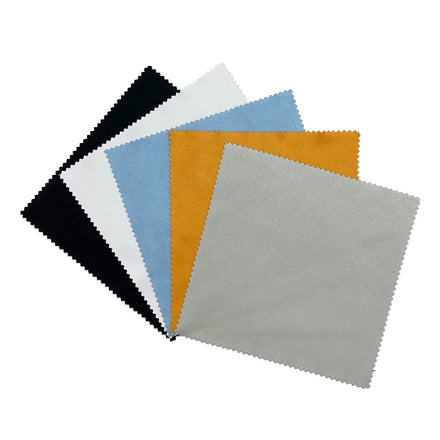Wholesale Popular Island Silk Suede Microfiber Glasses Cleaning Cloth Customized Logo for Wiping Lenses and Screen Hot Sale