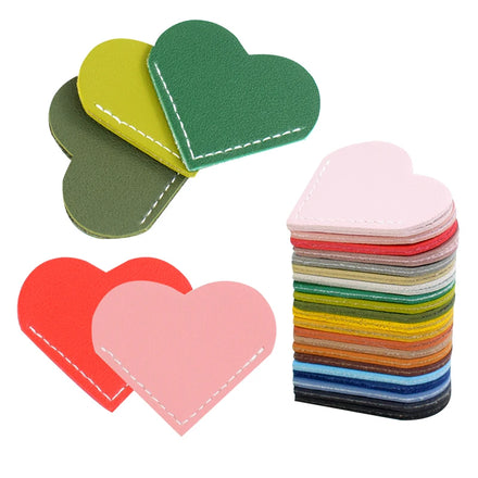Ready to Ship Leather Heart Bookmark Promotional Bookmarks As Book Marks Accessory for Reading Lover Office & School Supply Gift