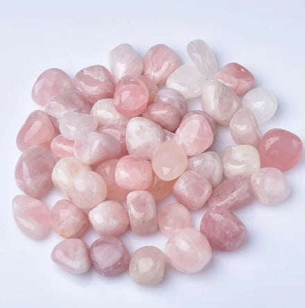 20-30mm Natural Rose Quartz Tumbled Polished Stones Healing Irregular Tumble Stones Crystal Grid Rolling Gemstone in Bulk