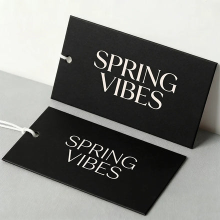 Wholesale Low Order Quantity Custom Cloth Tags and Label Clothes hang Tags Clothing Accessories