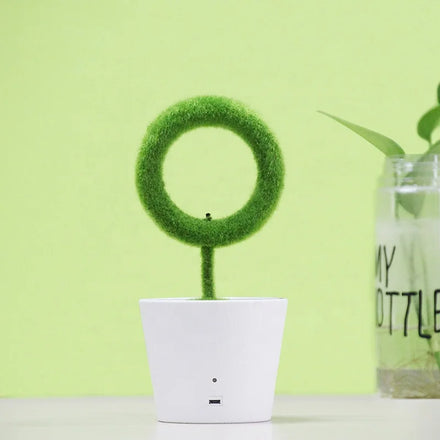 OEM Mini Home Room Air Cleaner CE FCC RoHS Small Indoor Desktop Plant Air Purifier