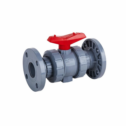 China High Quality Cpvc Ball Valve 6 to 1/2 Union and Flange Type Plastic Pvc Flange Ball Valve