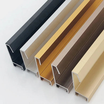 Factory Cutting Anodizing Brushed Decorative Aluminum Frame Profile for Picture