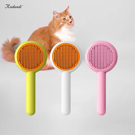 Stainless Steel & ABS Small Style Pet Grooming Massage Brushes Cleaning Bath Flea Knot Removal Comb for Cats Dogs Box Packed