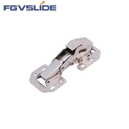 Steel Modern Nickel Plated Furniture Hardware Invisible 90 Degree Bridge Concealed Hinge for Kitchen Cabinet Doors Bedroom
