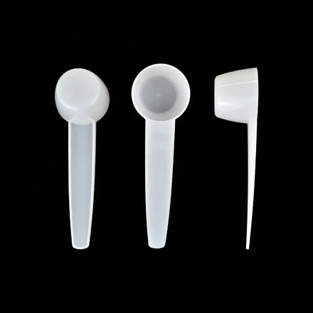 Customized Color 120 mm 10g/20ml White PP Plastic Bulk Milk Powder Measuring Spoon
