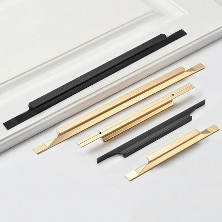 Factory Custom Cabinet Handles Kitchen Furniture Cabinet Drawer Handle Aluminum Alloy Furniture Handle & Knob