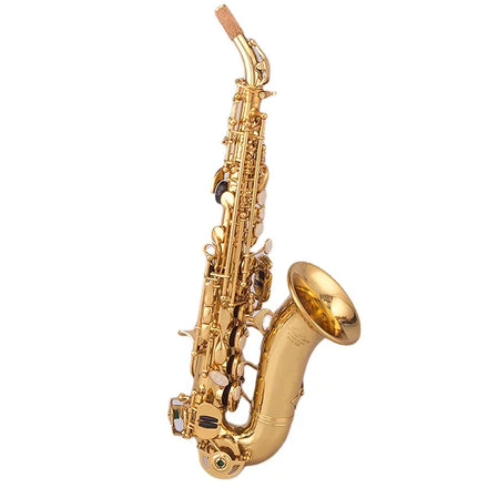 Taishan Brand Manufacturers Hot Sale High-pitched Crooked soprano Cheap Saxophone for Professional Performance