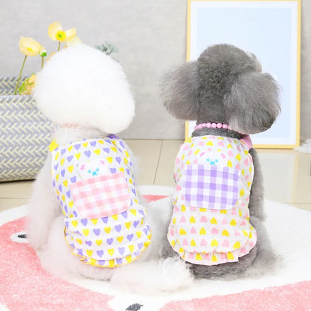 Wholesale Custom Cute Dog Clothes Dog Dress Summer Dog Clothes Designer