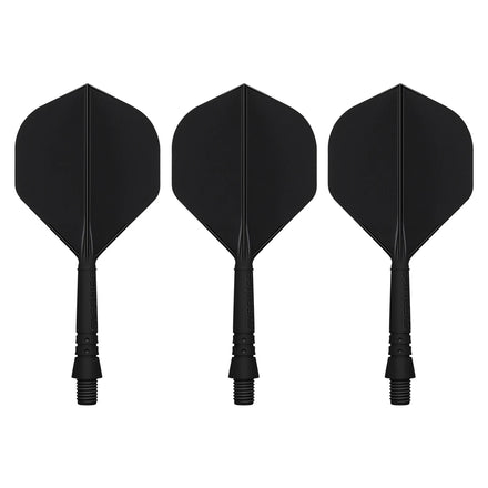 CyeeLife CF02A 3PCS Rocket Shape 2BA Molded Darts Shaft and Flight Short Medium Long