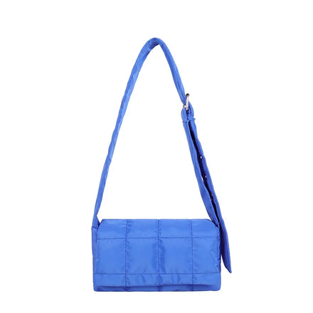Wholesale Large Capacity Square Quilted Bag Nylon Shoulder Trendy Crossbody Bag Soft Puffy Clouds Shoulder Bags