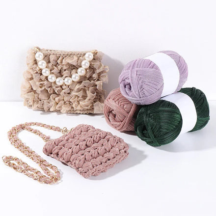 Hot Selling Fancy Yarn Hand Knitting and Crocheting T-Shirt Yarn for Crocheting Bags and Baskets