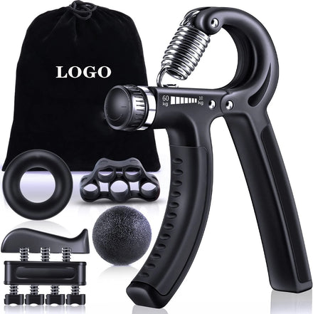 ZJFIT Adjustable Resistance Workout Kit 5 Pack Forearm Grip Strength Trainer Hand Grips