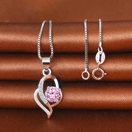Customizable 925 Sterling Silver Necklace for Women Irregular Geometric Cubic Zircon Emerald Main Stone Trendy Style Weddings