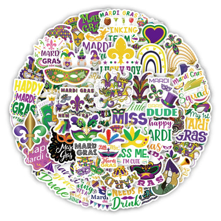 New Wholesale Carnival Graffiti Stickers Suitcase Water Bottle Helmet Skateboard Stickers Reward Stickers for Kids