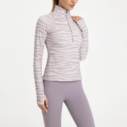 Wholesale Front Zipper Yoga Tops Activewear Custom Logo Hoodie Manufacturers Gym Workout Custom Hoodie With Thumb Hole Cuffs