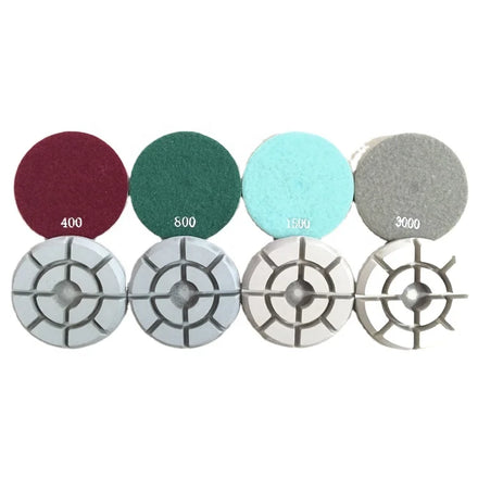 Fullux Floor Polishing Pads Diamond Resin Bond Buffing Pads for Marble Concrete Terrazzo Granite-OEM Supported