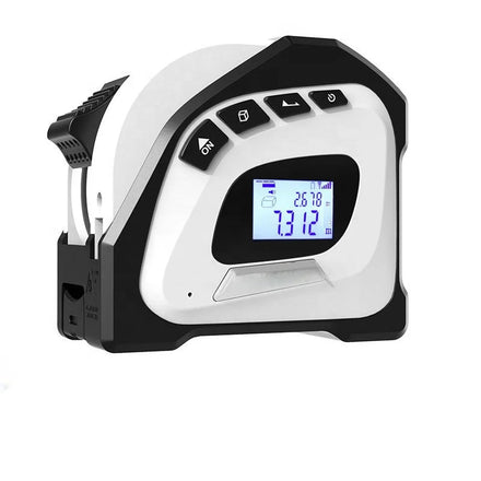 Digital Laser Measuring Tape with Light - Rechargeable Battery Included
