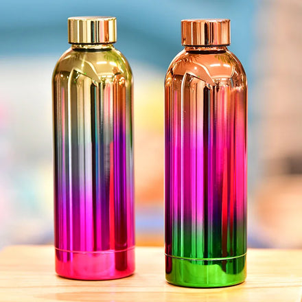 FX Factory New Design Plating Color 500ml Stainless Steel Leak-Proof Eco-Friendly Thermos Mug Small Mouth Outdoor Drinkware