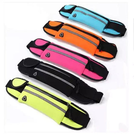 Outdoor Sport Pocket Running Jogging Waist Bag Hold Water Bottle Travel Bag Waterproof Phone Waist Belt Pack