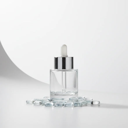 Fuyun in Stock Luxury 1oz Essential Oil Dropper Empty 30 ml Empty Skin Care Serum Dropper Bottle Cosmetics Glass Bottle