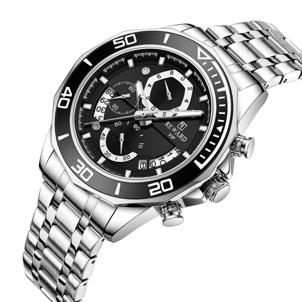 REWARD Watches Men Wrist Hot Selling Sport Analog Clock 3atm Waterproof Watches Men Luxury Montre Homme