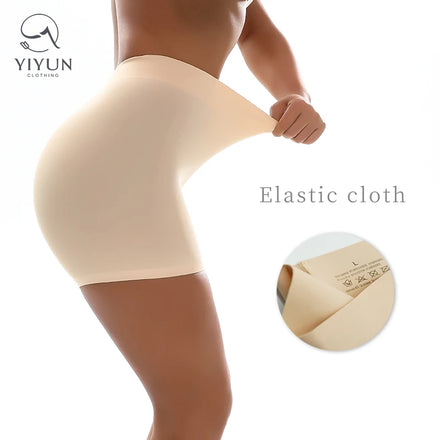 Oucheng Wholesale Solid Color Women Underwear Ladies Tummy Control Panties High Waist Nylon Underpants Butt Lifting Panty