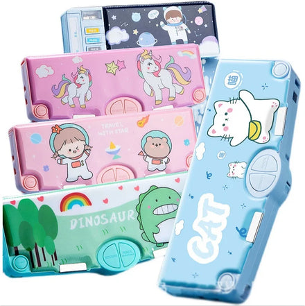 Creative Pencil Storage Pencil Case Multi Function Pencil Bag Stationery Box for Boys