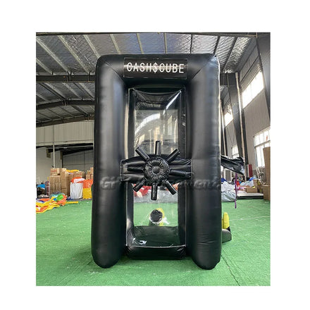 Hot Sale Inflatable Money Grabbing Game Inflatable Cash Cube with 2 Blower