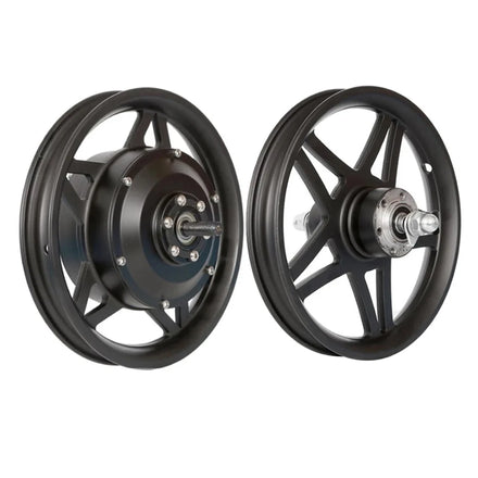 12 Inch 12 1/2 X2.125 36V 48V 350W Brushless Geared Electric Bicycle Bike Ebike Rear Wheel Hub Motor With Front Wheel