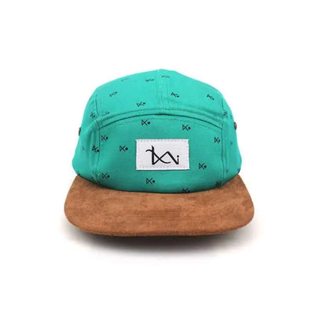 OEM Custom Design Unstructured Five-Panel Sports Camp Cap Logo Embossed Hat for Casual Outdoor Use & Travel