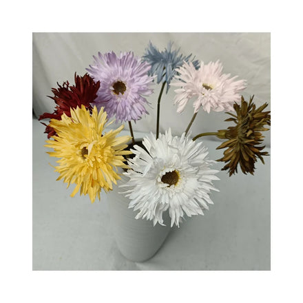 Multicolor Artificial Snow Chrysanthemum Flowers for Wedding Christmas Graduation & Valentine's Day Decorations