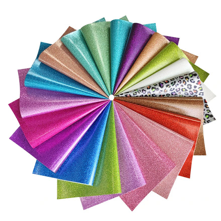 Hot Sale PU Shiny Glitter Polyester Leather Fabric Glitter Vinyl Faux Leather for Ladies Shoes DIY Decoration Bags