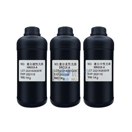 1L UV Curing Varnish Primer Ink Original Domestic Is Suitable for Ricoh GH2220/ XAAR 1201/G5I UV Curing Varnish Primer Ink