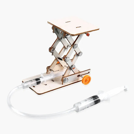 Fun Science Wooden Hydraulic Lift Student Kits Diy Toys Stem Educational Toys for Kids