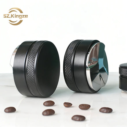 Kingze Customized Barista WDT Tools 51mm 53mm 58mm Coffee Tamper Professional Espresso Coffee Distributor