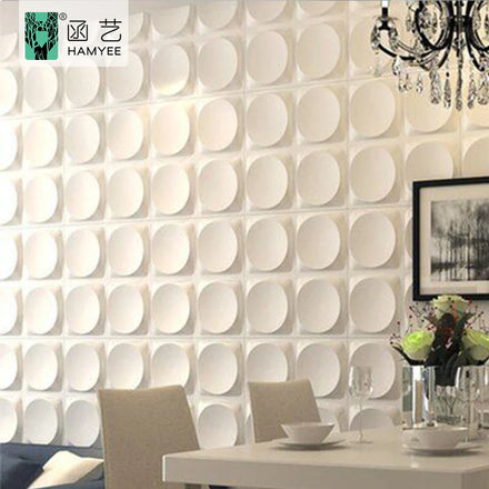 Black White Waterproof Pvc Decorative 3 d Interior Wall Panel for House Decoration