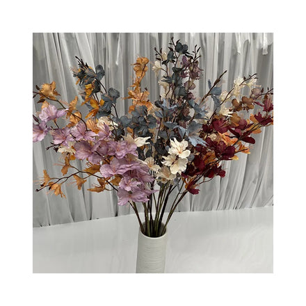 Decorative Flowers Wholesale Price Real Touch Artificial Flower Rose Single Long Beard Orchid