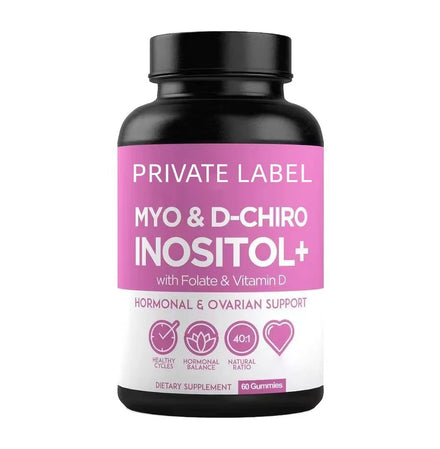Aeglewell OEM Myo-Inositol & D-Chiro Inositol Gummies Fertility Hormonal Menstrual&Ovarian Support Gummies for Hormone Balance