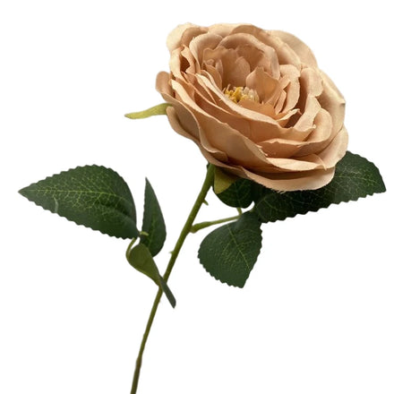 Wholesale Single Camellia Artificial Flower Decoration for Christmas Graduation Valentine's Day Occasions